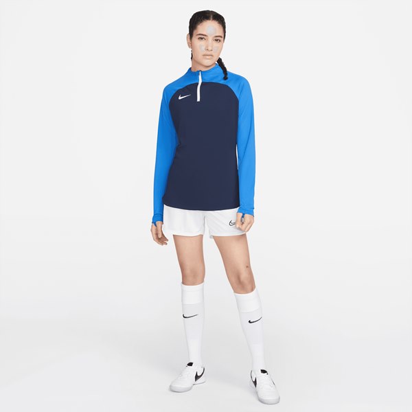 Nike Womens Academy Pro 22 Drill Top Obsidian/Royal